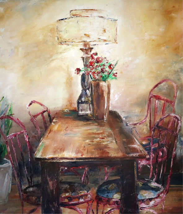 25 x 29 Original “Golden Hour” (Framed Oil on Canvas)